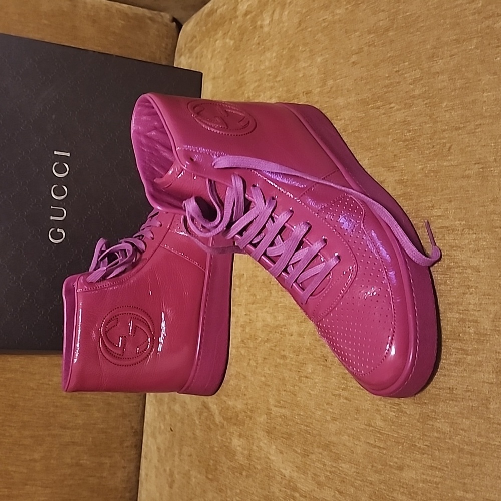 Gucci pattern leather Unisex